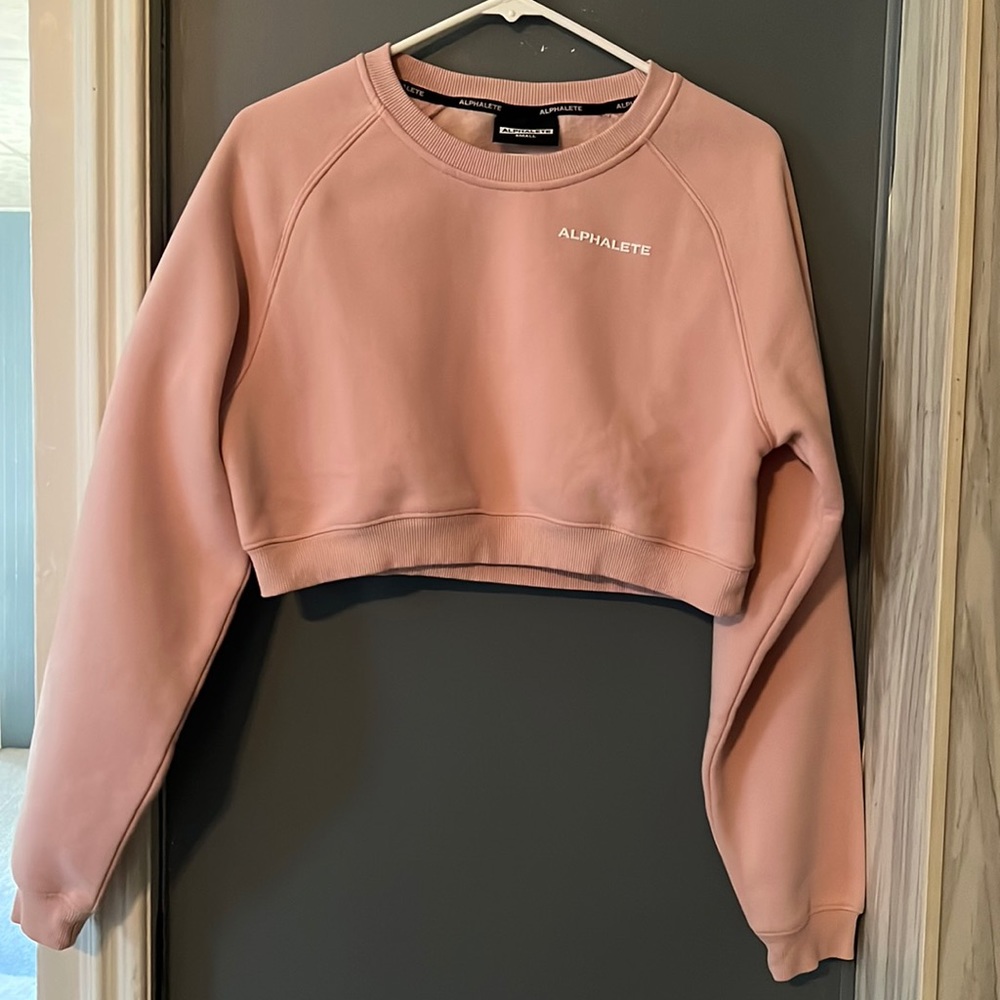 Alphalete Classic Crew in Vintage Rose